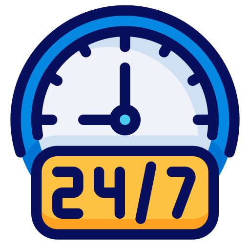 24/7 Support Icon